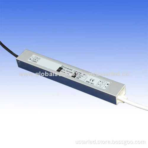 30W IP67 Waterproof LED Power Supplies, DC 5V/12V/24V, 2.5A, AC 85-265V, Aluminum Body